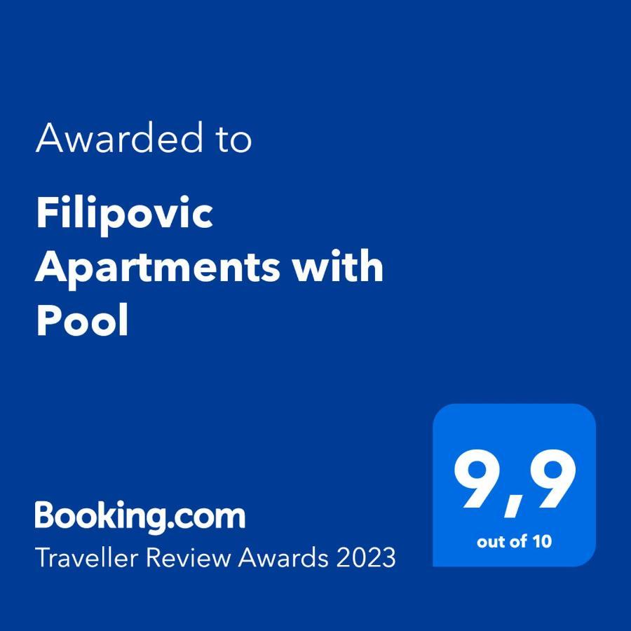 Filipovic Apartments With Pool Biograd Na Moru Esterno foto